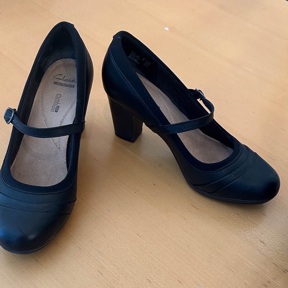 Clarks Mary Jane Strap Heels for Women